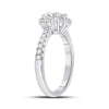 14k White Gold Pear Diamond Solitaire Bridal Wedding Engagement Ring 1 Cttw