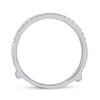 14k White Gold Round Diamond Bridal Wedding Ring Band Set 1-1/2 Cttw