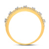 14k Yellow Gold Womens Round Diamond Anniversary Band Ring 5/8 Cttw
