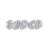 14k White Gold Womens Round Diamond Ring 1/3 Cttw