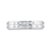 14k White Gold Womens Round Diamond Scattered Band Ring 1/10 Cttw