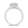 14k White Gold Round Diamond Solitaire Bridal Wedding Engagement Ring 1 Cttw