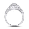 14k White Gold Round Diamond Solitaire Bridal Wedding Engagement Ring 1 Cttw
