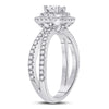 14k White Gold Round Diamond Solitaire Bridal Wedding Engagement Ring 1 Cttw