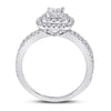 14k White Gold Round Diamond Solitaire Bridal Wedding Engagement Ring 1 Cttw