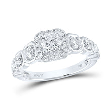  14k White Gold Round Diamond Solitaire Bridal Wedding Engagement Ring 1-1/4 Cttw