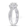 14k White Gold Round Diamond Solitaire Bridal Wedding Engagement Ring 3/4 Cttw