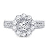 14k White Gold Round Diamond Solitaire Bridal Wedding Engagement Ring 1-5/8 Cttw