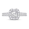 14k White Gold Round Diamond Solitaire Bridal Wedding Engagement Ring 2 Cttw