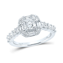  14k White Gold Round Diamond Solitaire Bridal Wedding Engagement Ring 2 Cttw