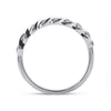 14k White Gold Princess Diamond Bridal Wedding Ring Band Set 1-1/3 Cttw