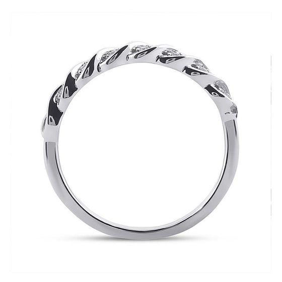 14k White Gold Princess Diamond Bridal Wedding Ring Band Set 1-1/3 Cttw