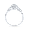 14k White Gold Round Diamond Solitaire Bridal Wedding Engagement Ring 1/2 Cttw