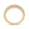 14k Yellow Gold Baguette Diamond Bridal Wedding Ring Band Set 2-1/5 Cttw