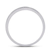 10k White Gold Round Diamond Bridal Wedding Ring Band Set 1/2 Cttw