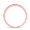 10k Rose Gold Round Diamond Halo Bridal Wedding Ring Band Set 1/2 Cttw