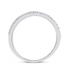 10k White Gold Round Diamond Oval Halo Bridal Wedding Ring Band Set 1/2 Cttw