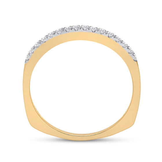 14k Yellow Gold Round Diamond Bridal Wedding Ring Band Set 1 Cttw