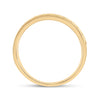 14k Yellow Gold Mens Round Diamond Wedding Braid Band Ring 1/3 Cttw