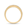 14k Yellow Gold Princess Diamond Bridal Wedding Ring Band Set 1-3/4 Cttw