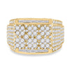 14k Yellow Gold Mens Round Diamond Fashion Ring 3-3/4 Cttw
