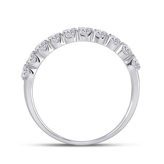 14k White Gold Marquise Diamond Bridal Wedding Ring Band Set 2 Cttw