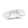 10k White Gold His Hers Round Diamond Halo Matching Wedding Set 1/3 Cttw