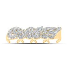  10k Yellow Gold Mens Round Diamond Cash 4-Finger Ring 14-1/3 Cttw