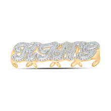  10k Yellow Gold Mens Round Diamond 4-Finger King Ring 13-3/4 Cttw