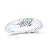 10k White Gold His Hers Round Diamond Halo Matching Wedding Set 1/3 Cttw