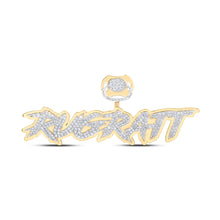  10k Yellow Gold Mens Round Diamond RUGRATT Charm Pendant 2-5/8 Cttw