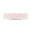 10k Rose Gold Womens Round Diamond Braid Band Ring 1/3 Cttw