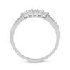 14k White Gold Princess Diamond Bridal Wedding Ring Band Set 1 Cttw