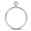 10k White Gold His Hers Round Diamond Solitaire Matching Wedding Set 1/4 Cttw