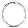 10k White Gold His Hers Round Diamond Solitaire Matching Wedding Set 1/4 Cttw