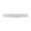 14k Yellow Gold Womens Round Diamond Single Row Wedding Band 1/2 Cttw