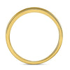14k Yellow Gold Womens Round Diamond Single Row Wedding Band 1/4 Cttw