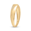 14k Yellow Gold Mens Round Diamond Wedding Cross Band Ring 1/20 Cttw
