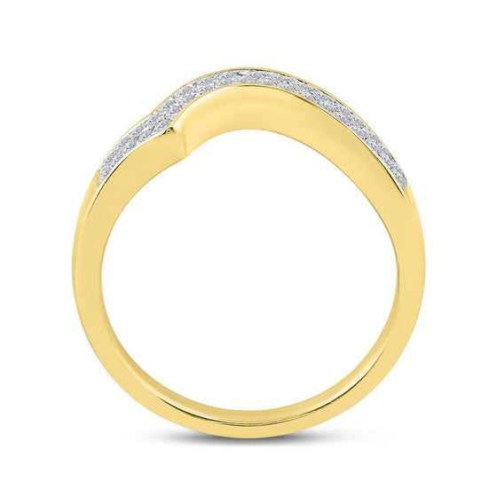 14k Yellow Gold Round Diamond Cluster Bridal Wedding Ring Band Set 1 Cttw