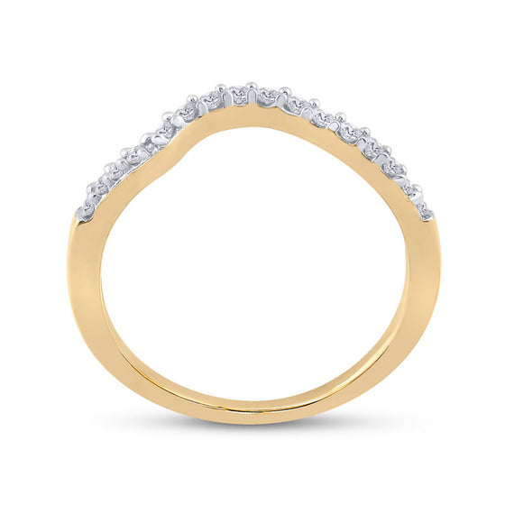 14k Yellow Gold Princess Diamond Bridal Wedding Ring Band Set 1-1/4 Cttw
