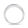 14k White Gold Princess Diamond Bridal Wedding Ring Band Set 1/2 Cttw