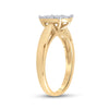 14k Yellow Gold Princess Diamond Bridal Wedding Engagement Ring 1/2 Cttw
