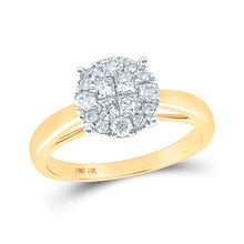  14k Yellow Gold Princess Diamond Bridal Wedding Engagement Ring 1/2 Cttw