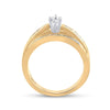 14k Yellow Gold Marquise Diamond Solitaire Bridal Wedding Engagement Ring 1 Cttw