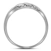 10k White Gold His Hers Round Diamond Square Matching Wedding Set 1/3 Cttw
