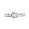 14k White Gold Round Diamond Solitaire Bridal Wedding Engagement Ring 1/8 Cttw