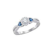  14k White Gold Round Diamond Solitaire Bridal Wedding Engagement Ring 3/4 Cttw