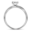 10k White Gold Round Diamond Mens Womens Trio Matching Halo Wedding Bridal Ring Set 1/5 Cttw