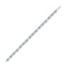 10k White Gold Womens Round Diamond Fashion Bracelet 5/8 Cttw