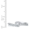 10k White Gold Round Diamond Solitaire Bridal Wedding Engagement Ring 1/8 Cttw